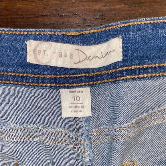 Cato Distressed Jean Shorts - Picture 2 of 4